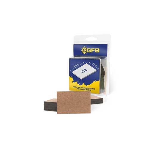 GF9 MDF Bases 40mm x 60mm (12) - Tabletop Miniatures Wargame