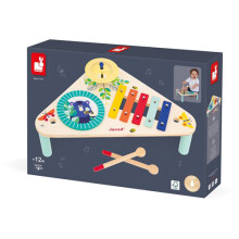Tavolo Musicale in Legno - JANOD - Gioia - 3 Strumenti - Sviluppo Musicale - Da 12 Mesi