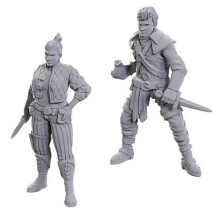 Cutpurses Male & Female: WizKids Deep Cuts Unpainted Miniatures (W23) - Board Game
