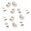 50 Pcs Silver Plated Earring Back Stoppers 3