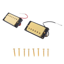 Gold Sealed Humbucker Pickup Set For Les Paul Guitar