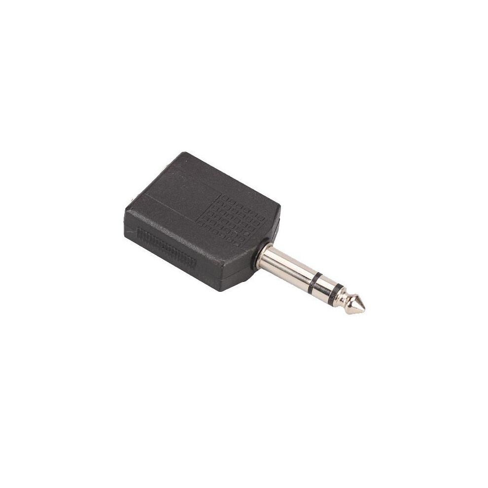 6.35Mm Mono Plug Male To 2 X 6.35Mm Mono Jack Audio Adapter 6901423395466