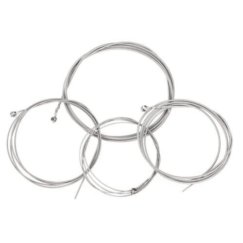 Set of 4 Steel Strings for 4 String Bass Guitar 2