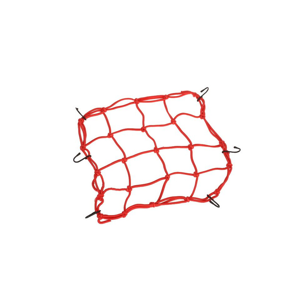 Bungee Motorcycle Helmet Cargo Net 6 Hooks Luggage Package Cargo N Red 6901423396128