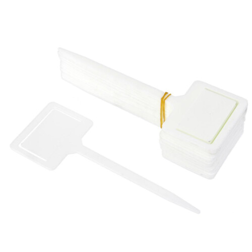 20x Plastic Tags Markers Garden Seed Packet Plant Flower Labels Holder