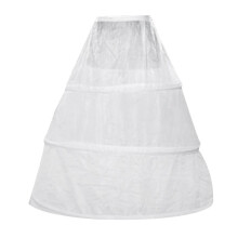 3 Hoop Bone Wedding Ball Gown Crinoline Petticoat