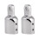 2 Pieces Marine Stainless Steel Eye End Cap Bimini Top Fitting Hardwar 1