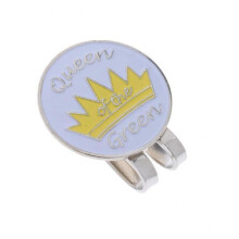 4xAlloy Crown Golf Hat / Cap Clip with Magnetic Ball Marker Golf Acces