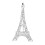 Romantic Eiffel Tower Design Pin Brooch with Rhinestone Gift/Wedding/S 2