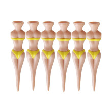 Set of 6pcs Novelty Bikini Lady Girl Golf Tees Divot Tools Joke Stag P