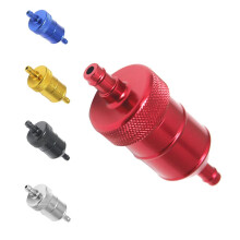 5Pieces 8mm 5/16" Aluminium Inline Fuel Petrol Diesels Filter Universa