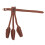 Three Finger Suede Leather Glove Traditional Archery Longbow Target & 3