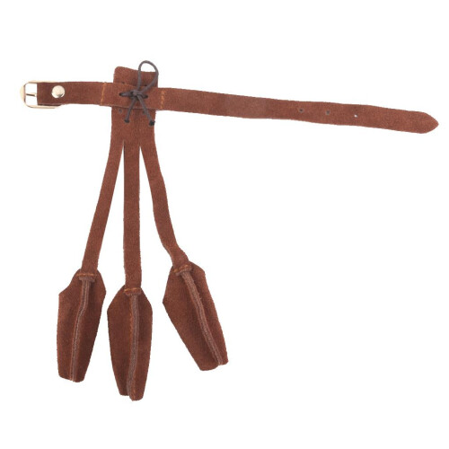 Three Finger Suede Leather Glove Traditional Archery Longbow Target & 2