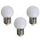 3 Piece E27 1W LED Golf Ball Light Bulb Holiday Globe Lamp 220V -Warm 1