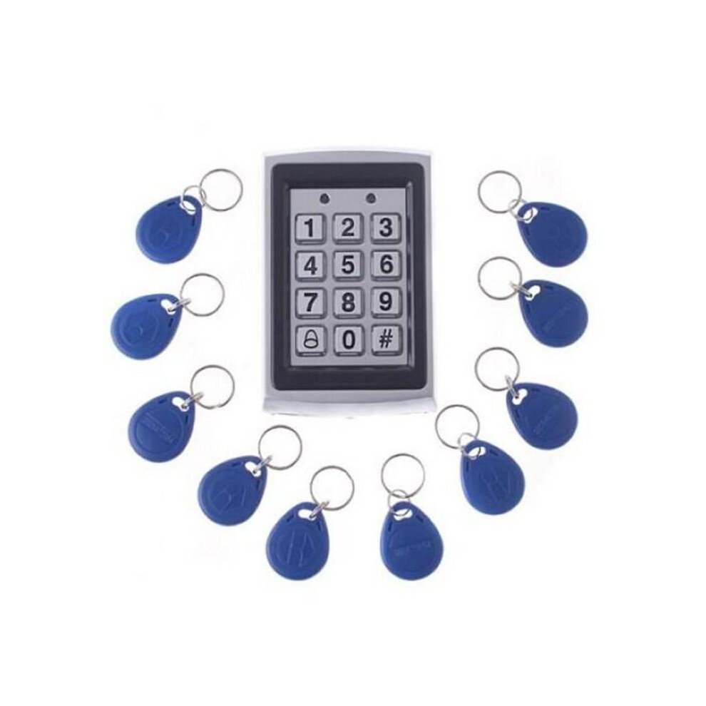 Metal Password Keypad Rfid Card Reader Door Access Control Security Sy 6901423404311