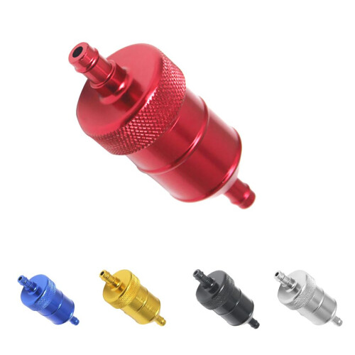 5Pieces 8mm 5/16" Aluminium Inline Fuel Petrol Diesels Filter Universa 2