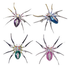 4pcs Spider Brooch Pin Fashion Metal Jewelry Accessories Unisex Charm