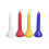 100Pcs 35mm Mixed Color Plastic Golf TEES 2