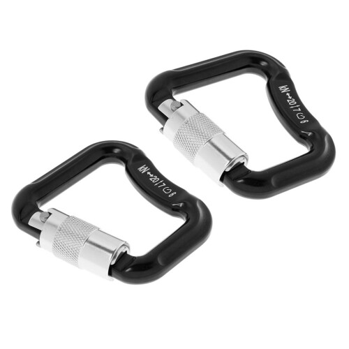 2 Pieces Abseiling Paragliding Paraglider Parachute Snap Lock Carabine