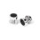 2 Piece Set Copper Mens Shirt Studs Collar Buttons Wedding Business Xm 2
