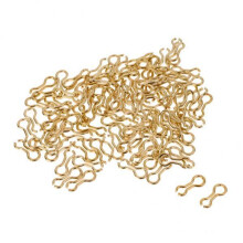 2x100pcs Alloy Brass Sinker Eyes Eyelets for Lead Weight Mold Fishing