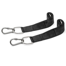 Set of 2 Hammock Tree Straps 65cm with 2 Pieces Alloy Carabiners