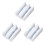 3Pieces  1-4/5 inch Wide Sliding Shower Door Bottom Guide for 6-10mm D 1