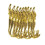3x10 Pieces Vintage Gold Beading Mermaid Bookmarks with Loop for DIY M 2