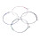 1 Set of 3 /4 4/4 Violin Strings Steel Core Ball End G D A E 1