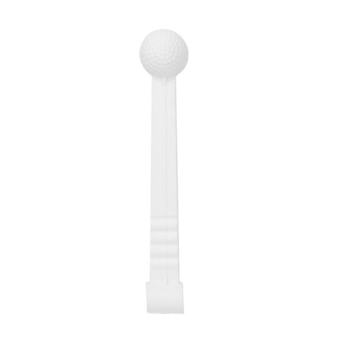 Golf Plastic Practice Ball with Stick for Hit Swing Training Aid White 1