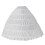 6 Hoop Wedding Ball Gown Bone Crinoline Petticoat 3