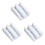 3Pieces  1-4/5 inch Wide Sliding Shower Door Bottom Guide for 6-10mm D 3