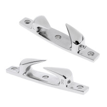 2 Pieces 119mm Stainless Steel Skean Boat Deck Dock Yacht Rope Cleat C