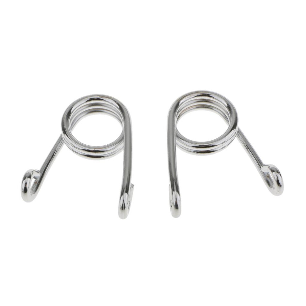 Pair Motorcycle Custom Torsion Solo Seat Springs For Chopper Bobber Silver 6901423397095