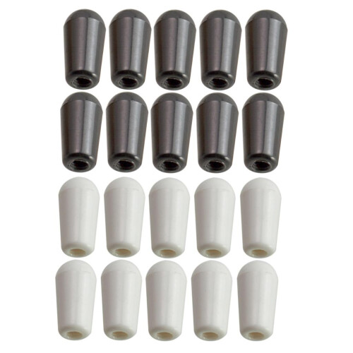 20 Pieces Plastic 3 Way Toggle Switches Knobs Cap Tip for Electric Gui