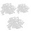 300 Pieces 15mm 20mm 25mm Mixed White Modelling Craft Polystyrene Foam 1