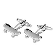 Copper Skateboard Cufflinks Cuff Links Jewelry Birthday Favor Gift 1Pa