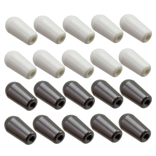 20 Pieces Plastic 3 Way Toggle Switches Knobs Cap Tip for Electric Gui 1
