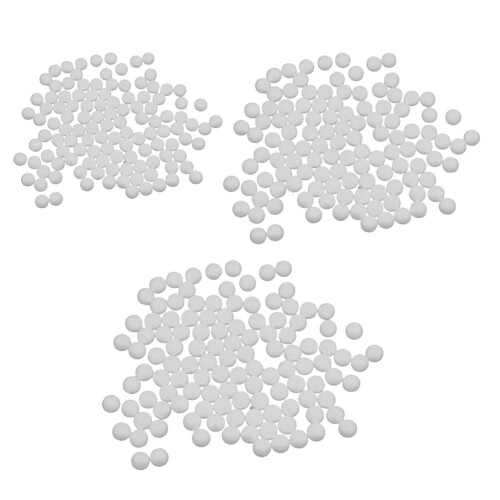 300 Pieces 15mm 20mm 25mm Mixed White Modelling Craft Polystyrene Foam 1