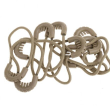 4x10x Zipper Pulls Cord Rope Ends Lock Zip Slider For Clothing/Bags Ta