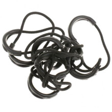 2x10x Zipper Pulls Cord Rope Ends Lock Zip Slider Replacement 65mm Bla
