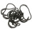 2x10x Zipper Pulls Cord Rope Ends Lock Zip Slider Replacement 65mm Bla 1