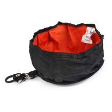 Foldable Pet Dog Cat Bowl Food Feeder for Camping Travel Hiking 1pcs B