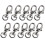 10pcs Swivel Trigger Snap Hooks Silver 34x13mm 2
