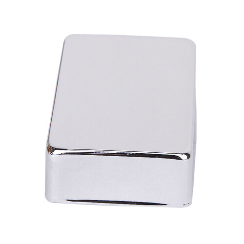 Metal Guitar Blank Humbucker Pickup Cover Chrome Plated