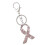 Pink Ribbon Crystal Charm Pendant Key Ring Key Chain 2
