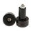 2pc Motorcycle Handlebar Aluminum 22MM Grips Bar End Cap Plug Slider B 1
