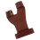 Cow Leather Archery Hunting Hand Protector Guard Shooting Glove Brown 2