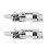 2 Pieces Stainless Steel Boat Locker Hatch Anti-Rattle Latch Fastener 2