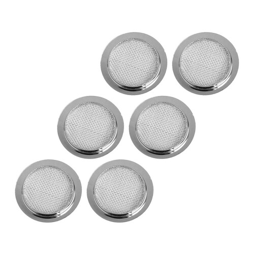 6 Pieces Sound Hole Inserts Screen Speaker Grill for Resonator Dobro G